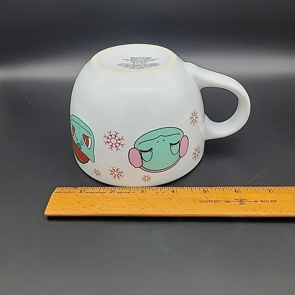 Pokémon Christmas Coffee Mug Cup 24oz Pikachu Charmander‎ Squirtle - Picture 10 of 13